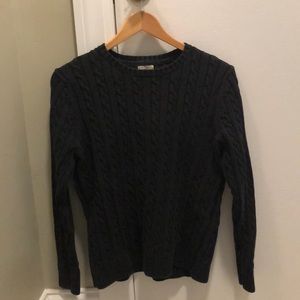 Large LL Bean Cable knit
